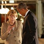 Меркел и Обама на срещата на Г-20