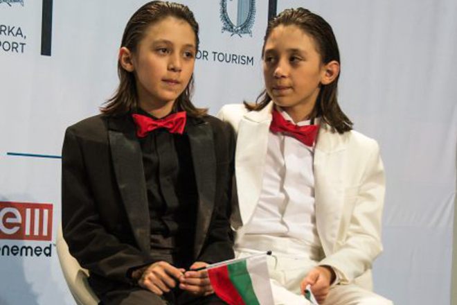 Hasan i ibrahim na preskonferentsiyata sled detskata evroviziya v malta