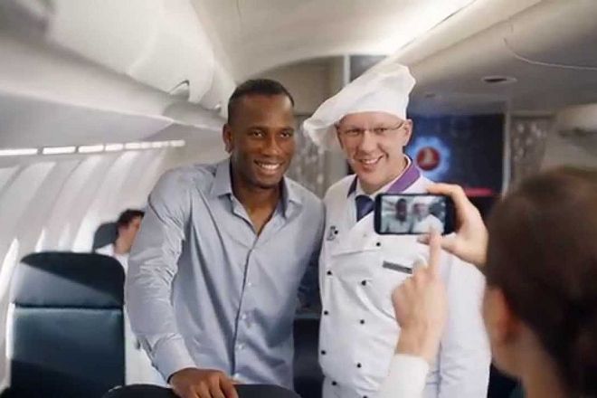 Drogba novoto litse na turskite aviolinii