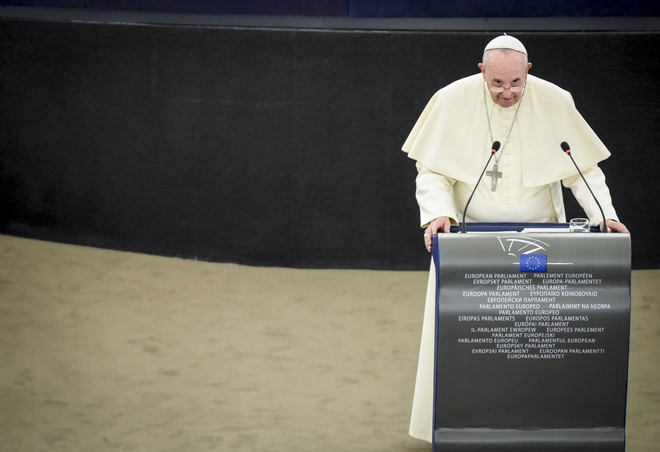 Папа Франциск говори пред Европарламента