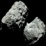 Първото цветно изображение на кометата 67P