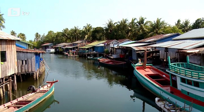 Наколни жилища в Камбоджа