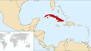 Местоположението на Куба