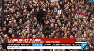"Маршът на солидарността" в Париж
