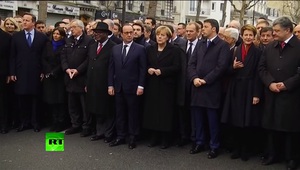 Световните лидери на "Марша на солидарността" в Париж