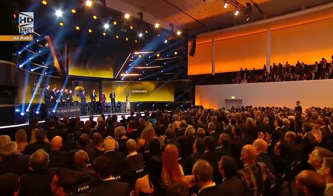 Церемонията "Златна топка 2015"