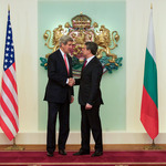 Президентът Росен Плевнелиев и държавният секретар на САЩ Джон Кери