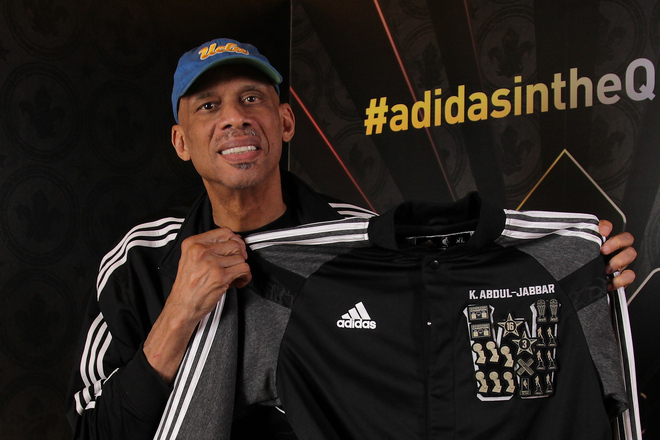 Karim abdul dzhabar s ekip adidas