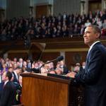 Барак Обама произнася речта си "За състоянието на съюза"