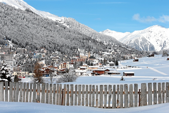 Zhivopisen peyzazh ot davos shveytsariya