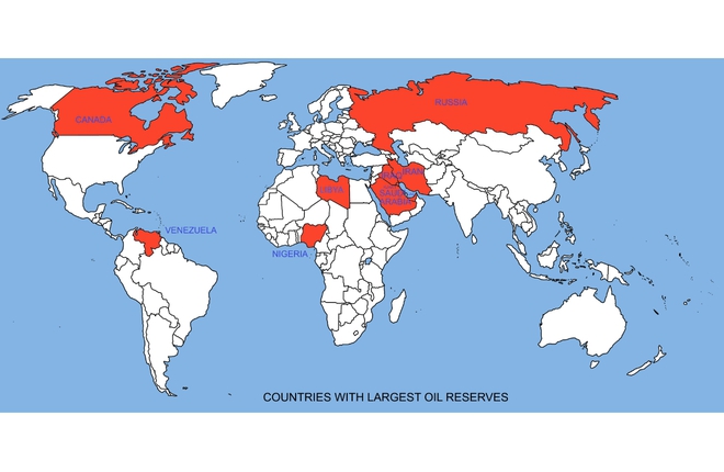Държавите с най-големи нефтени залежи
