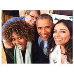 Барак Обама с тримата влогъри от YouTube