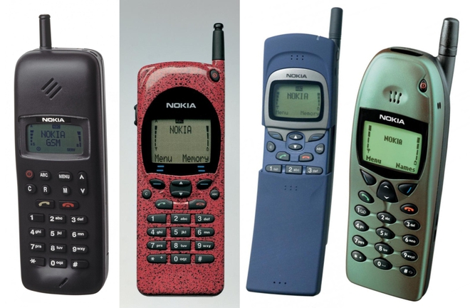 Мобилните телефони през 90-те