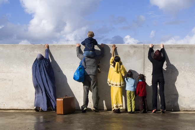 Simvolichna snimka na imigranti v es
