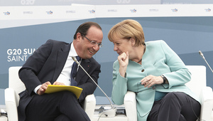 Ангела Меркел и Франсоа Оланд