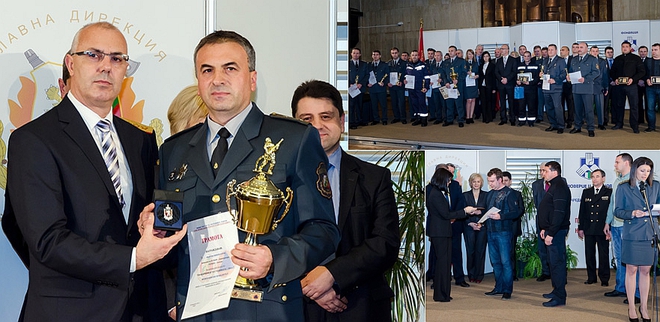 Наградите "Пожарникар на годината 2014"