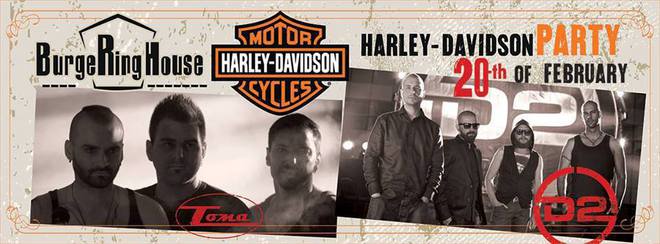 Парти с D2 и Tома&Band за феновете на Harley Davidson и рока в София