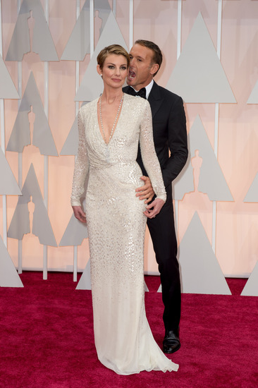 Фейт Хил и Тим Макгроу на "Оскарите"