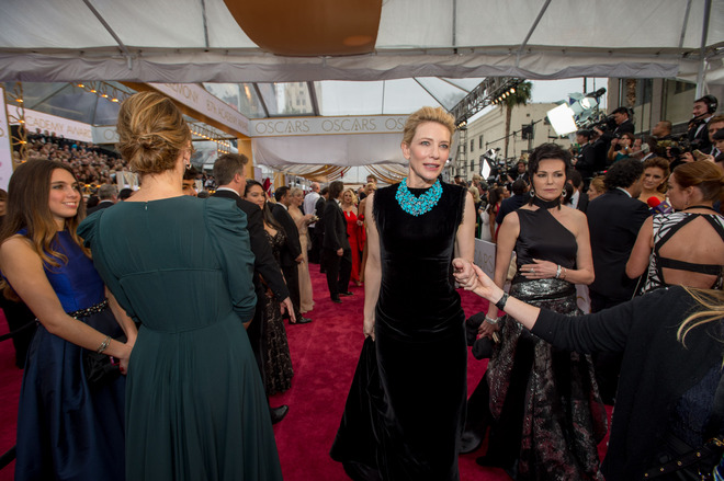Кейт Бланшет на "Оскарите" в рокля от Галиано