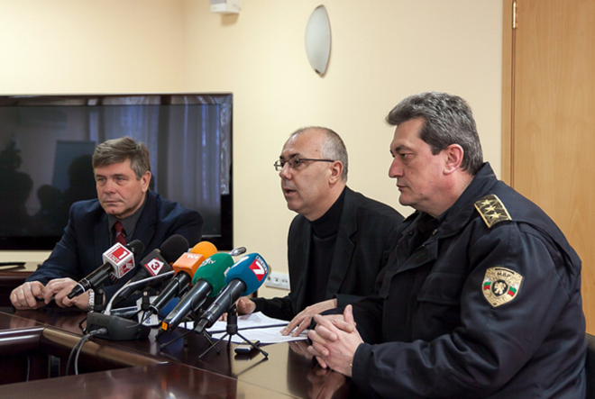 Веселин Вучков и Николай Николов на пресконференция