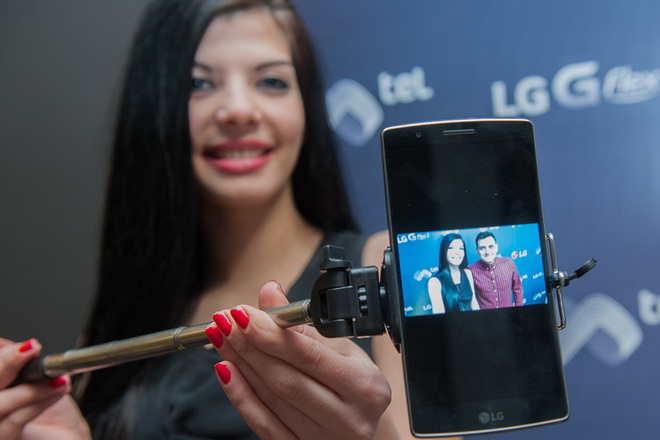 Selfi s prachka i lg g flex2