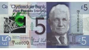 Първата полимерна банкнота във Великобритания