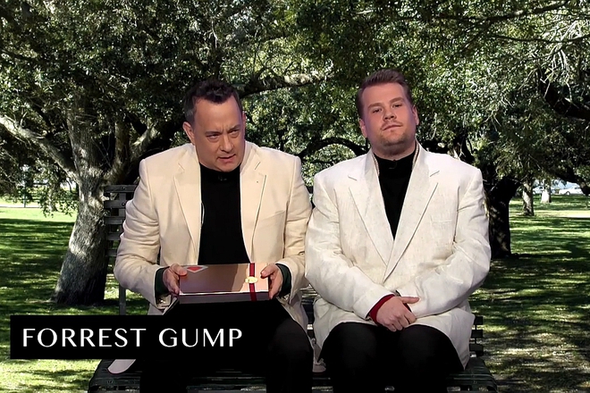 Tom hanks i dzheyms kordan razigravat forest gamp