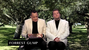 Том Ханкс и Джеймс Кордън разиграват "Форест Гъмп"