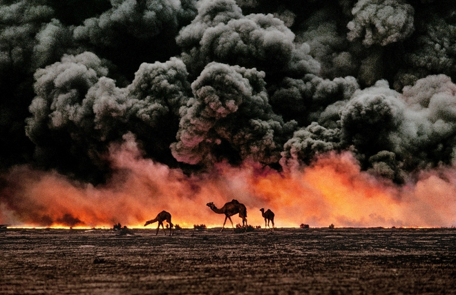 Стив Маккъри, "Камили и петролни полета", Кувейт, 1991 г.