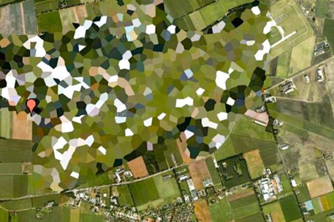  gugal skriva klyuchovi obekti ot satelitnite si snimki