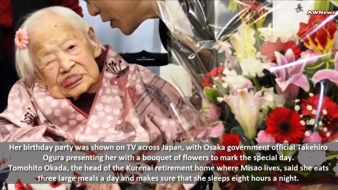 Мисао Окава - най-старият човек на света