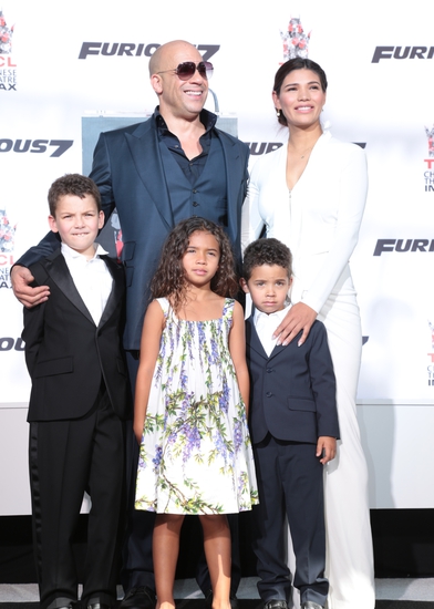 Вин Дизел със семейството си