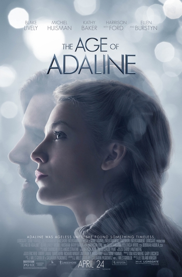 Блейк Лайвли на финален плакат за "Вечната Аделайн" (2015)