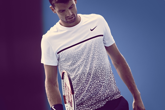 Grigor dimitrov na korta v teniska nike