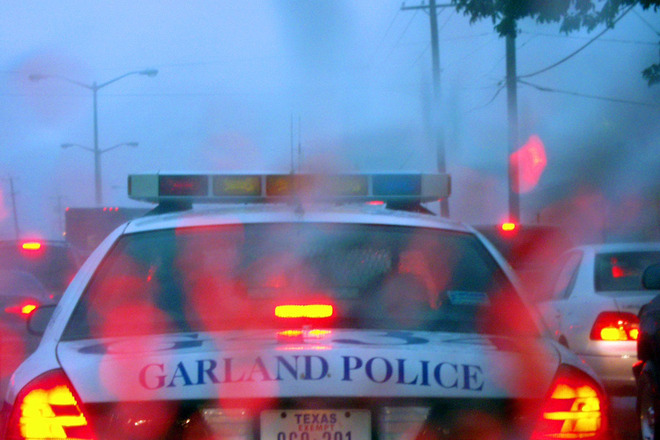 Politsiyata v garland teksas