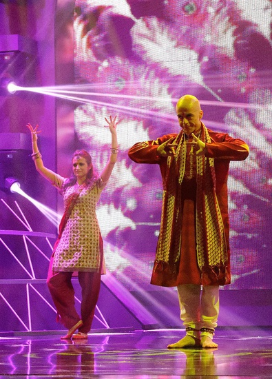 Ники Георгиев в индийски танц