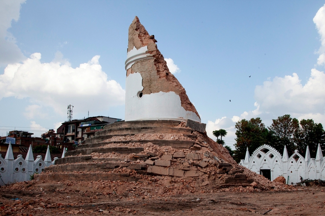 Kulata dharahara sled zemetresenieto