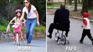 Как мама и татко ни учат да караме колело