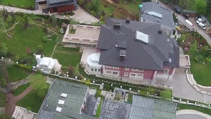 Имението на Цветан Василев, заснето от въздуха