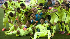 "Барселона" празнува шампионската титла на Испания