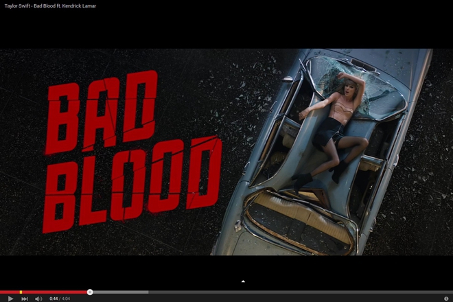 Teylar suift v klipa si bad blood