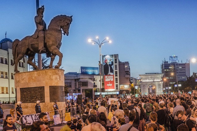 Protesti v makedoniya
