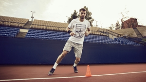 Григор Димитров тренира на глинен корт