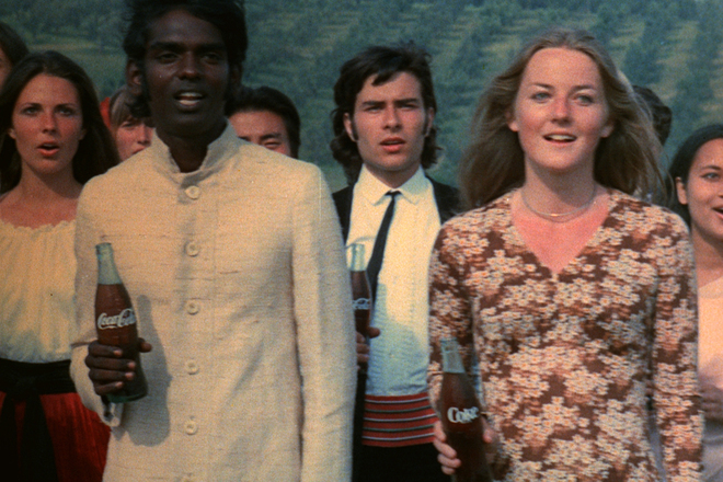 Reklamata na koka kola hilltop 1971