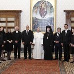 Българската делегация при папа Франциск
