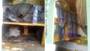 Интериорът на мобилната къща за бездомни