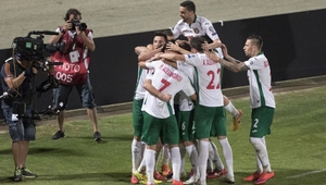 Националите ликуват след гола срещу Малта