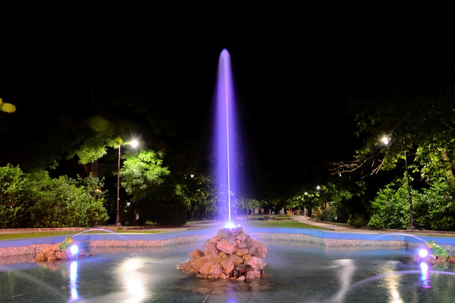 Фонтан в Морската градина на Варна