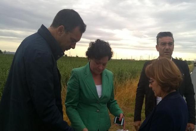 Kmetat na burgas i ekoministarkata na myastoto na razliva