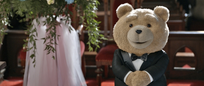 Тед като младоженец
